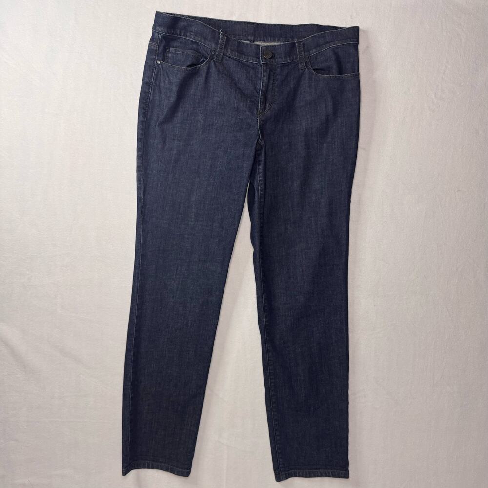 Ann Taylor Dark Wash Straight Leg 8 Jean